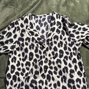 Leopard Print Blouse